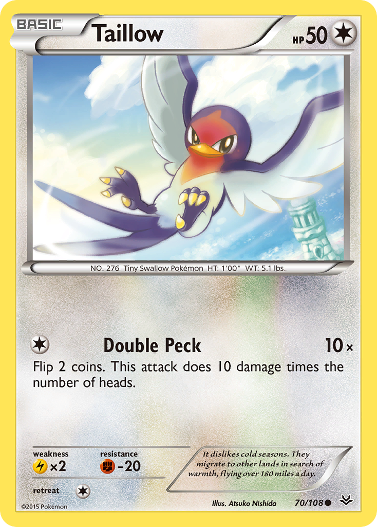 Taillow (70/108) [XY: Roaring Skies] | North Valley Games