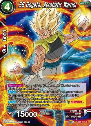 SS Gogeta, Acrobatic Warrior (EX04-01) [Mythic Booster] | North Valley Games