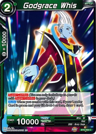 Godgrace Whis (BT6-058) [Destroyer Kings] | North Valley Games