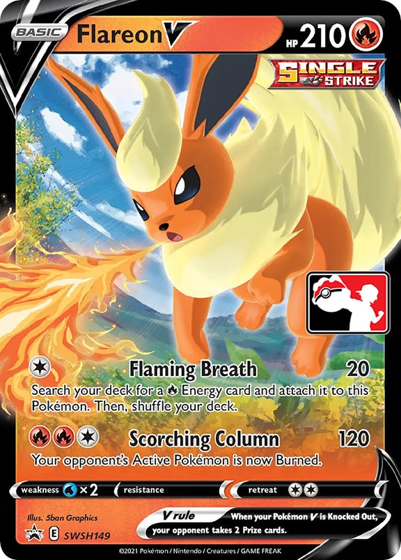 Flareon V (SWSH149) [Prize Pack Series One] | North Valley Games