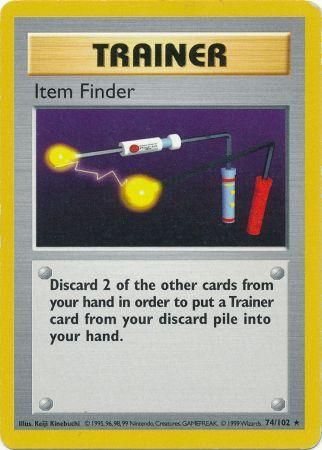 Item Finder (74/102) [Base Set Shadowless Unlimited] | North Valley Games
