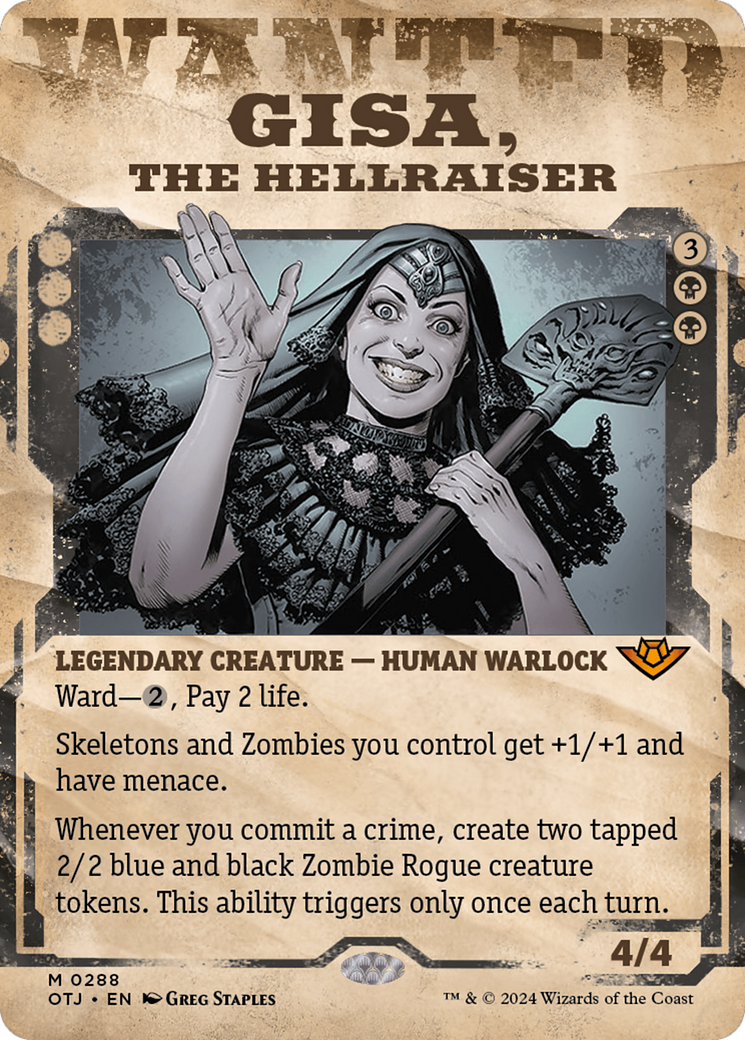 Gisa, the Hellraiser (Showcase) [Outlaws of Thunder Junction] | North Valley Games