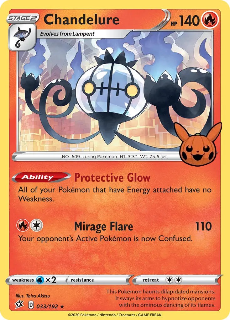 Chandelure (033/192) [Trick or Trade] | North Valley Games