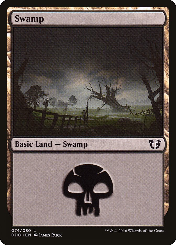 Swamp (74) [Duel Decks: Blessed vs. Cursed] | North Valley Games