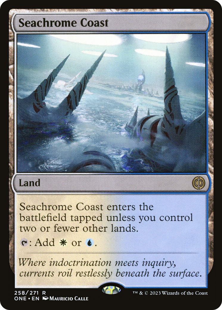 Seachrome Coast [Phyrexia: All Will Be One] | North Valley Games