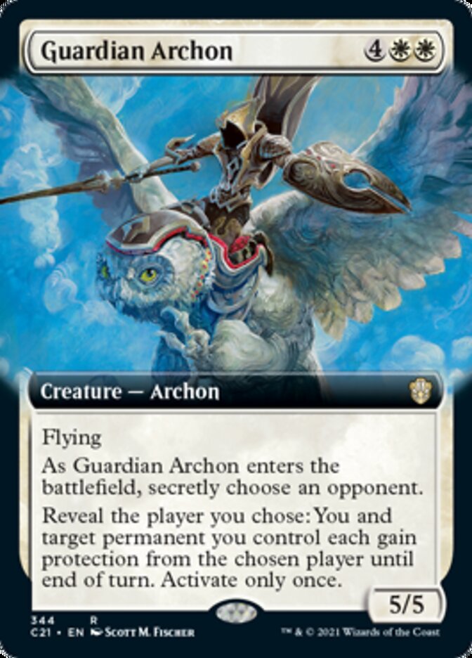 Guardian Archon (Extended Art) [Commander 2021] | North Valley Games
