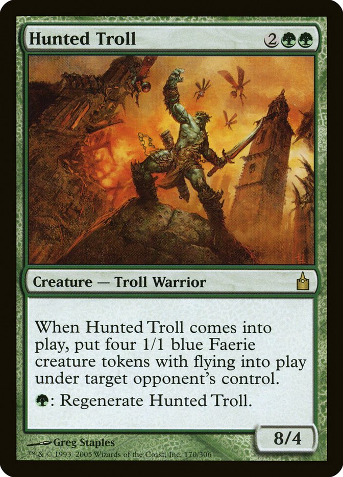 Hunted Troll [Ravnica: City of Guilds] | North Valley Games