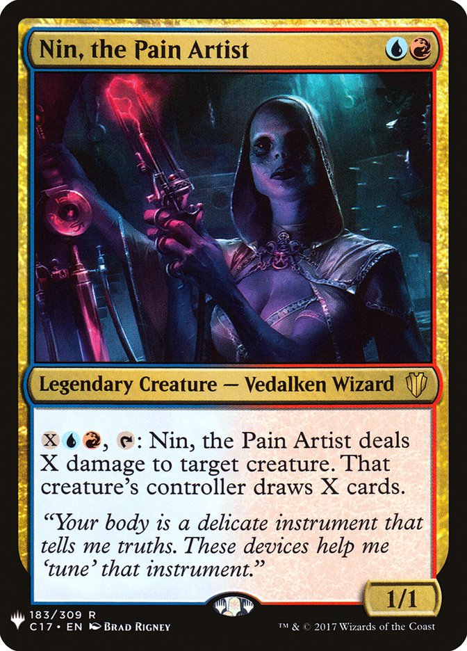 Nin, the Pain Artist [Mystery Booster] | North Valley Games