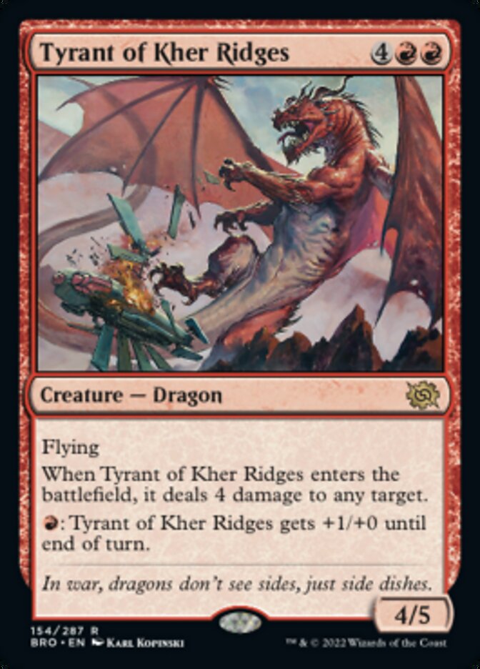 Tyrant of Kher Ridges [The Brothers' War] | North Valley Games