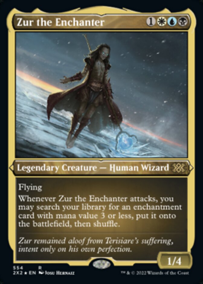 Zur the Enchanter (Foil Etched) [Double Masters 2022] | North Valley Games