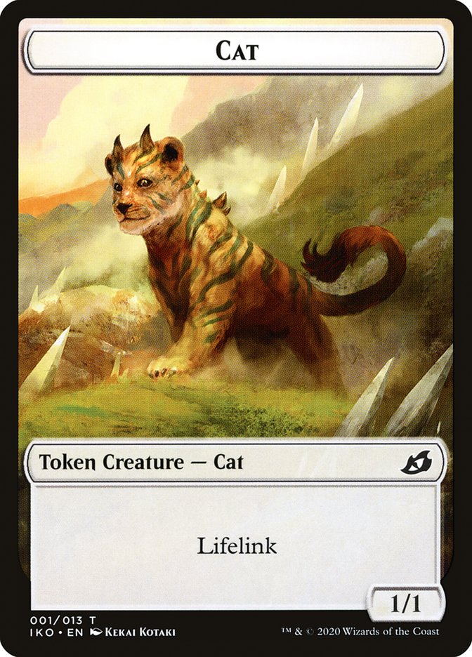 Cat Token [Ikoria: Lair of Behemoths Tokens] | North Valley Games