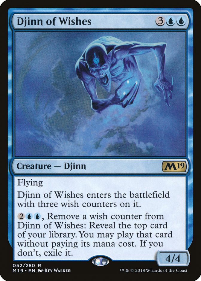 Djinn of Wishes [Core Set 2019] | North Valley Games