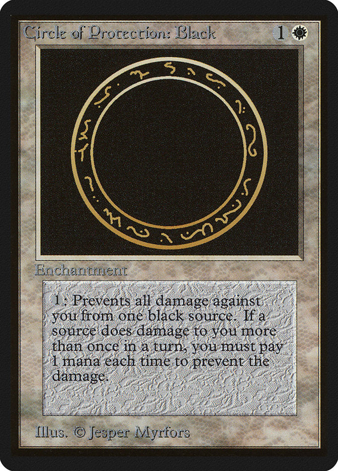 Circle of Protection: Black [Beta Edition] | North Valley Games