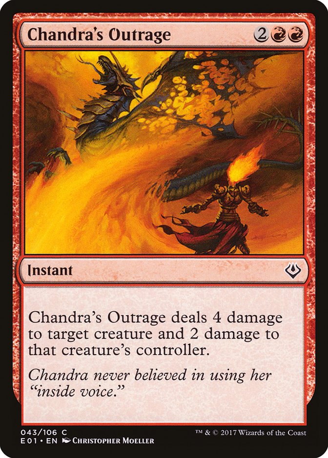 Chandra's Outrage [Archenemy: Nicol Bolas] | North Valley Games