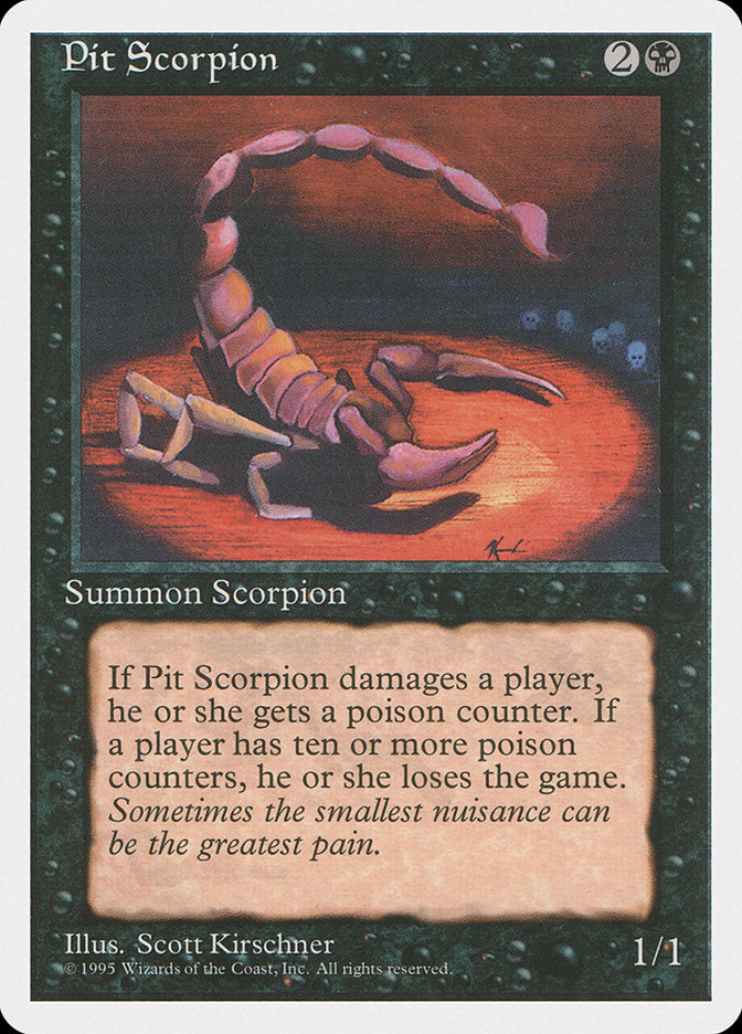 Pit Scorpion [Fourth Edition] | North Valley Games