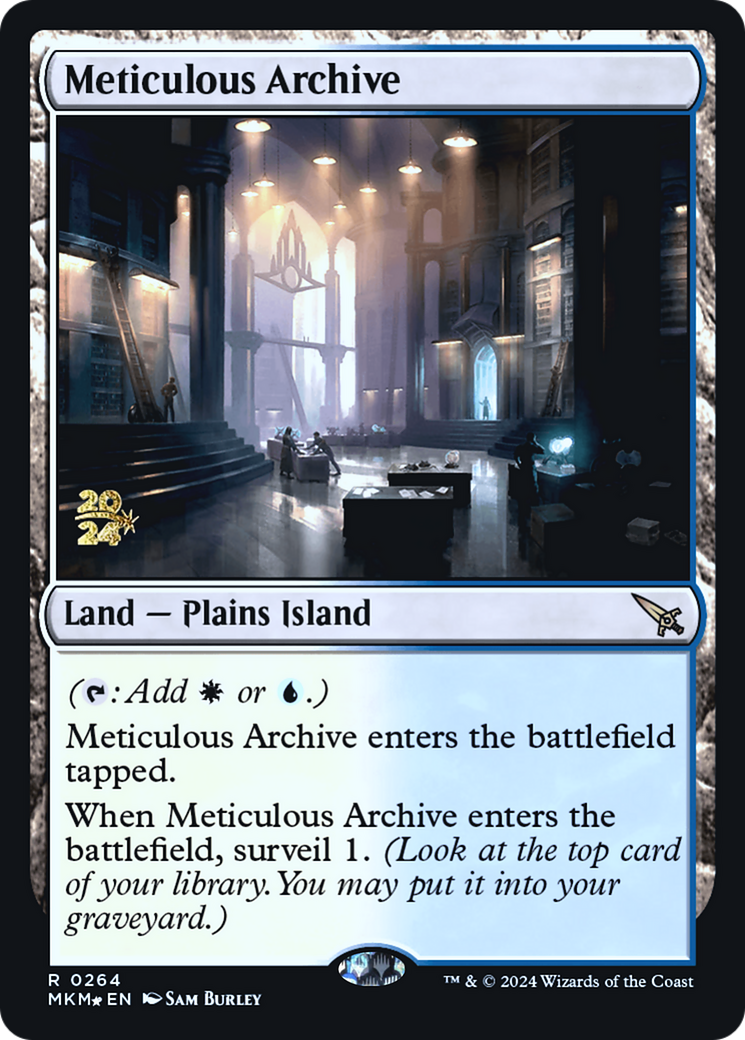Meticulous Archive [Murders at Karlov Manor Prerelease Promos] | North Valley Games