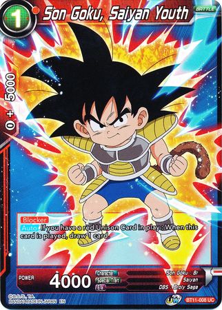 Son Goku, Saiyan Youth (BT11-008) [Vermilion Bloodline 2nd Edition] | North Valley Games