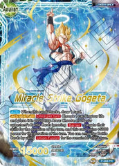 Son Goku & Vegeta // Miracle Strike Gogeta (Gold Stamped) (P-069) [Mythic Booster] | North Valley Games