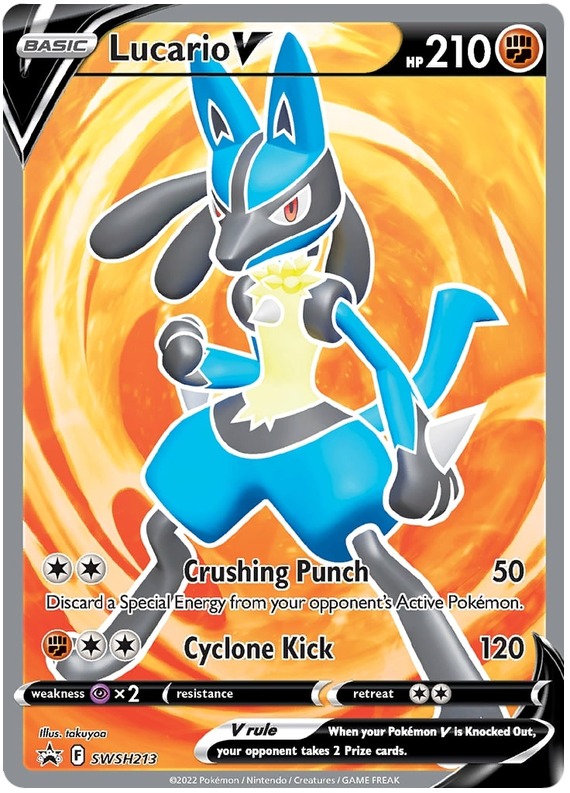 Lucario V (SWSH213) [Sword & Shield: Black Star Promos] | North Valley Games