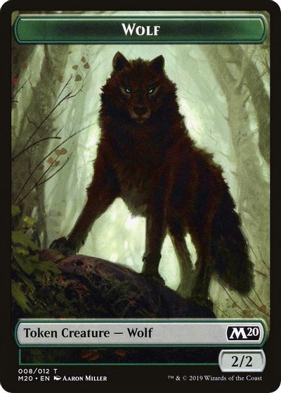 Wolf Double-Sided Token [Challenger Decks 2020 Tokens] | North Valley Games