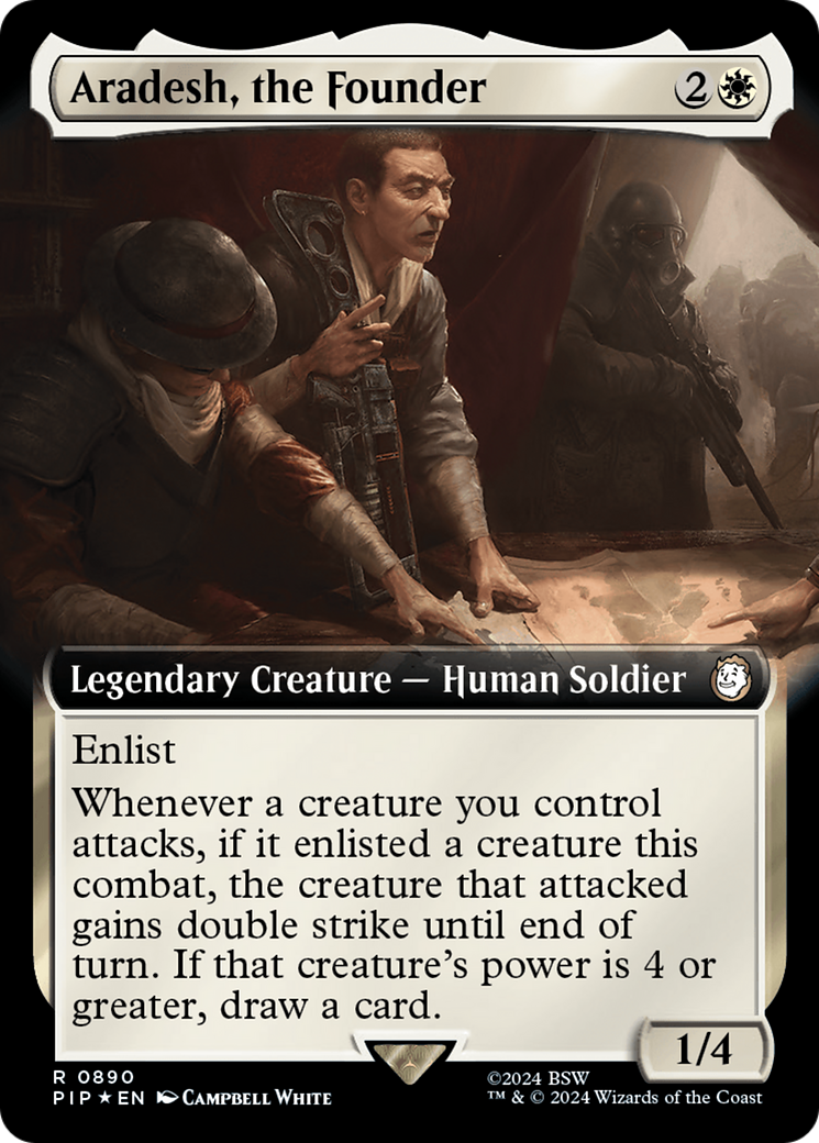 Aradesh, the Founder (Extended Art) (Surge Foil) [Fallout] | North Valley Games