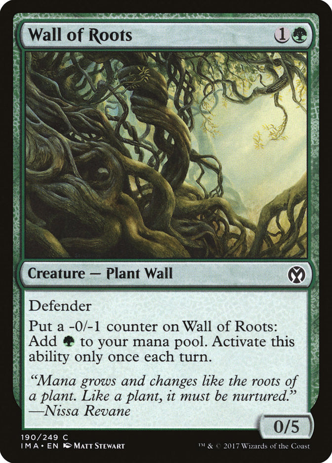 Wall of Roots [Iconic Masters] | North Valley Games