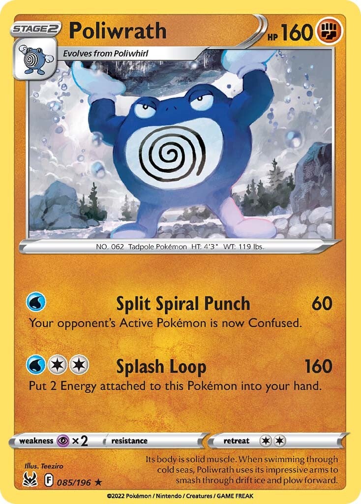 Poliwrath (085/196) [Sword & Shield: Lost Origin] | North Valley Games