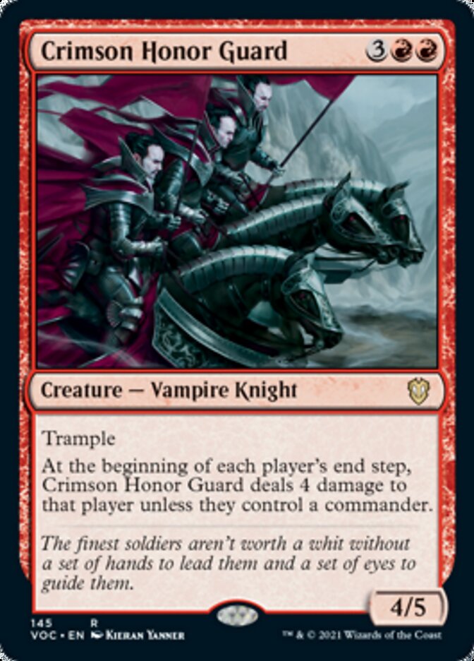 Crimson Honor Guard [Innistrad: Crimson Vow Commander] | North Valley Games