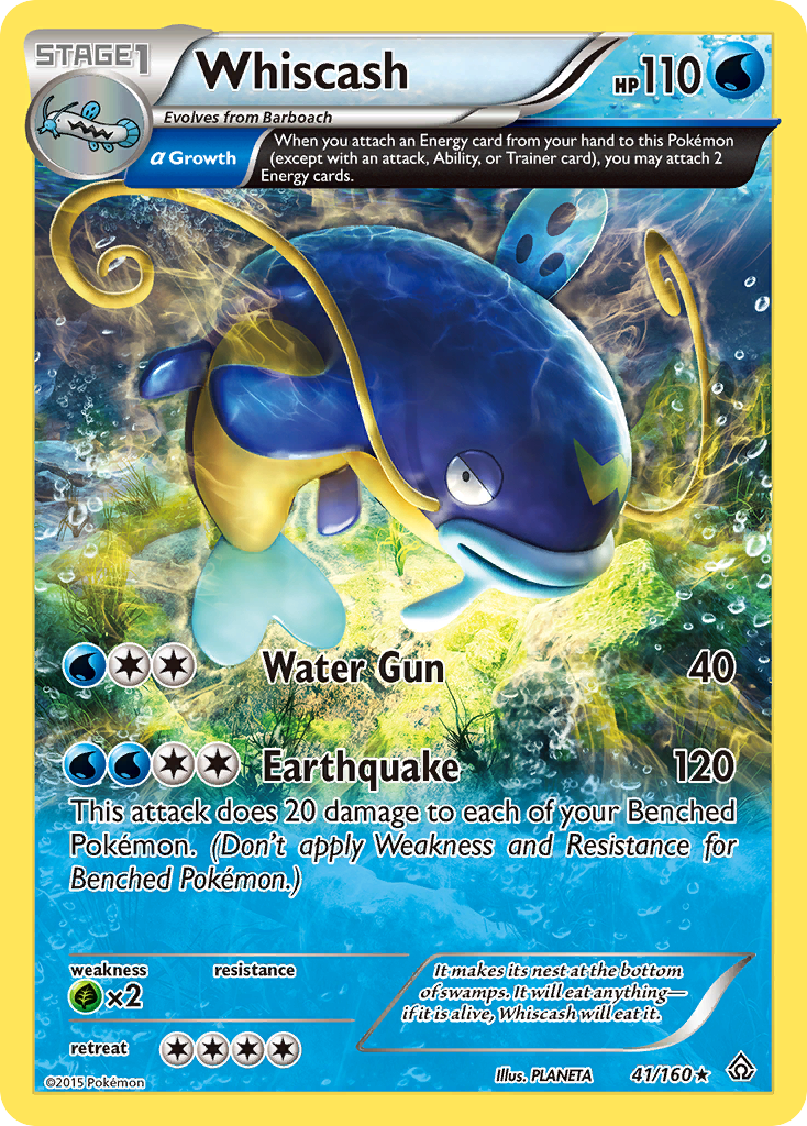 Whiscash (41/160) [XY: Primal Clash] | North Valley Games