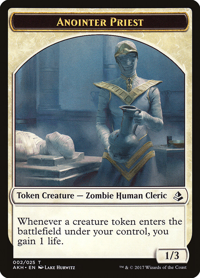 Anointer Priest Token [Amonkhet Tokens] | North Valley Games