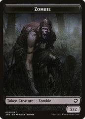 Treasure // Zombie Double-Sided Token [Dungeons & Dragons: Adventures in the Forgotten Realms Tokens] | North Valley Games