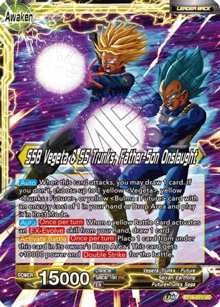 Trunks // SSB Vegeta & SS Trunks, Father-Son Onslaught (BT16-071) [Realm of the Gods] | North Valley Games