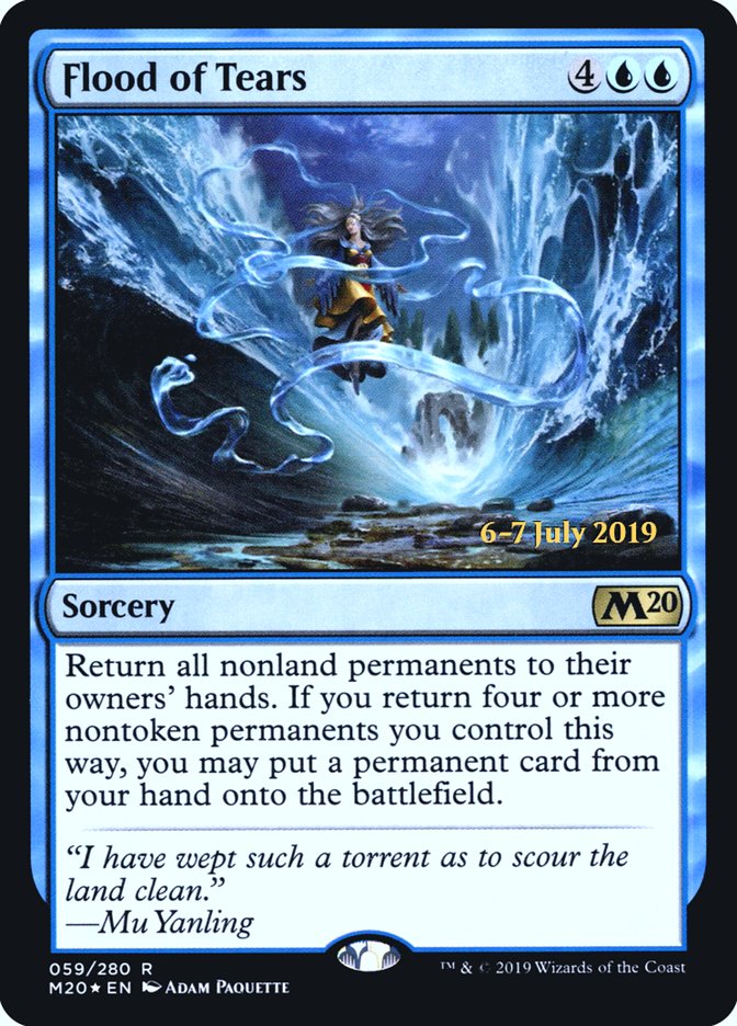 Flood of Tears [Core Set 2020 Prerelease Promos] | North Valley Games