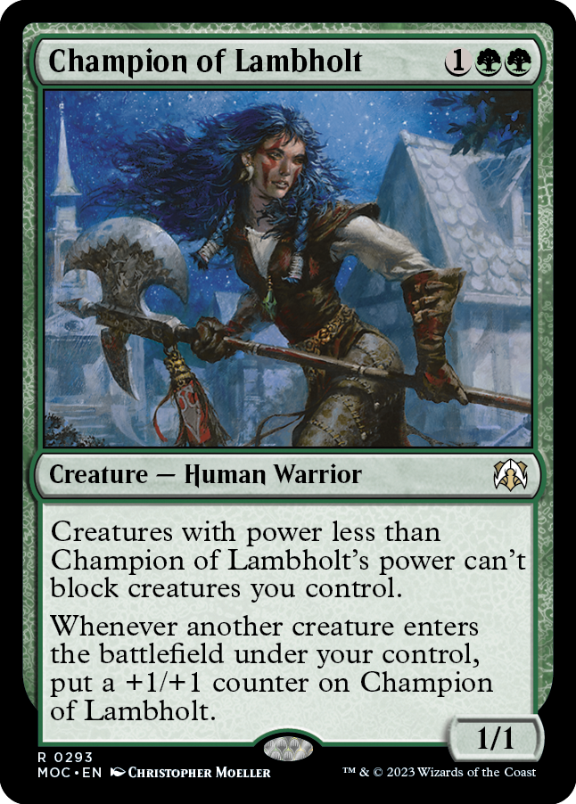 Champion of Lambholt [March of the Machine Commander] | North Valley Games