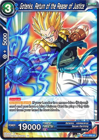 Gotenks, Return of the Reaper of Justice (BT11-056) [Vermilion Bloodline] | North Valley Games