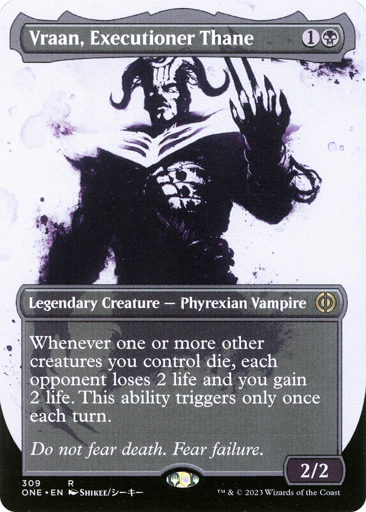 Vraan, Executioner Thane (Borderless Ichor) [Phyrexia: All Will Be One] | North Valley Games