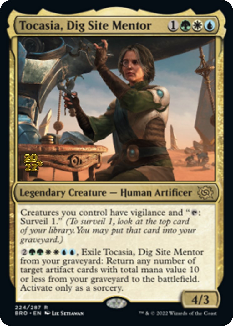 Tocasia, Dig Site Mentor [The Brothers' War Prerelease Promos] | North Valley Games