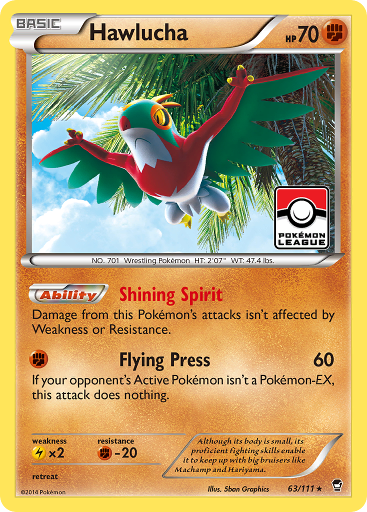 Hawlucha (63/111) [XY: Furious Fists] | North Valley Games