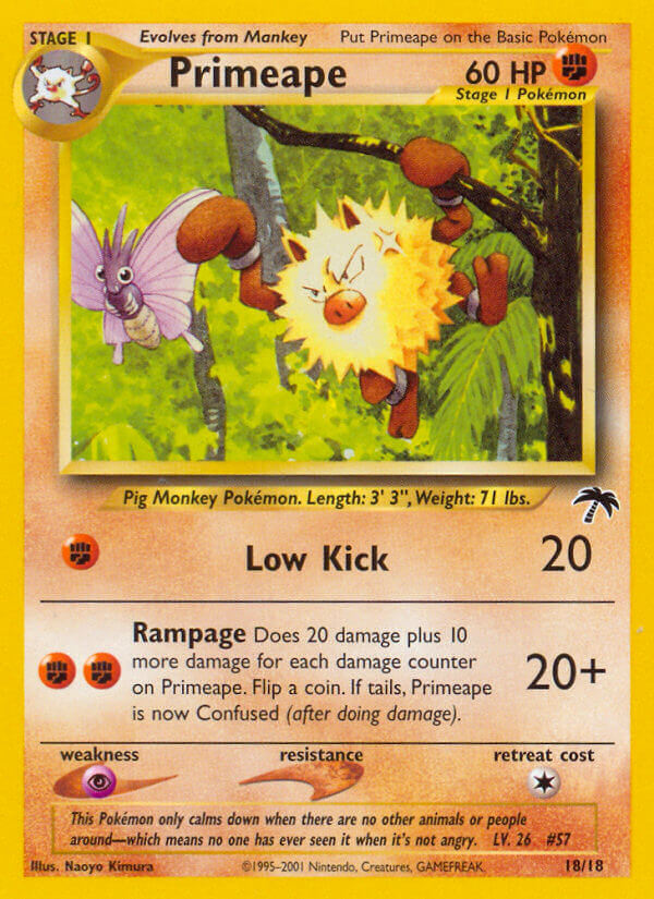 Primeape (18/18) [Southern Islands] | North Valley Games