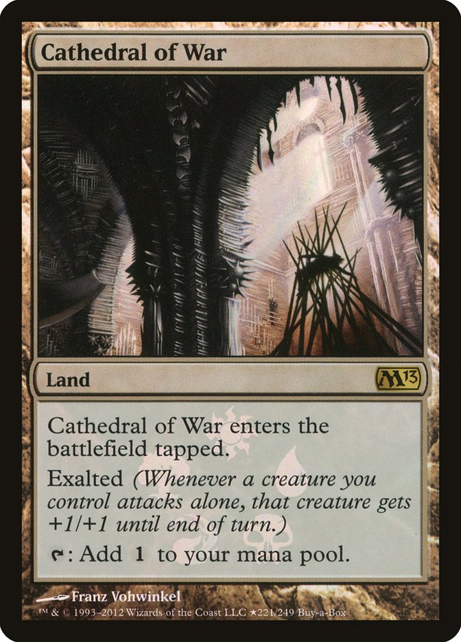 Cathedral of War (Buy-A-Box) [Magic 2013 Promos] | North Valley Games