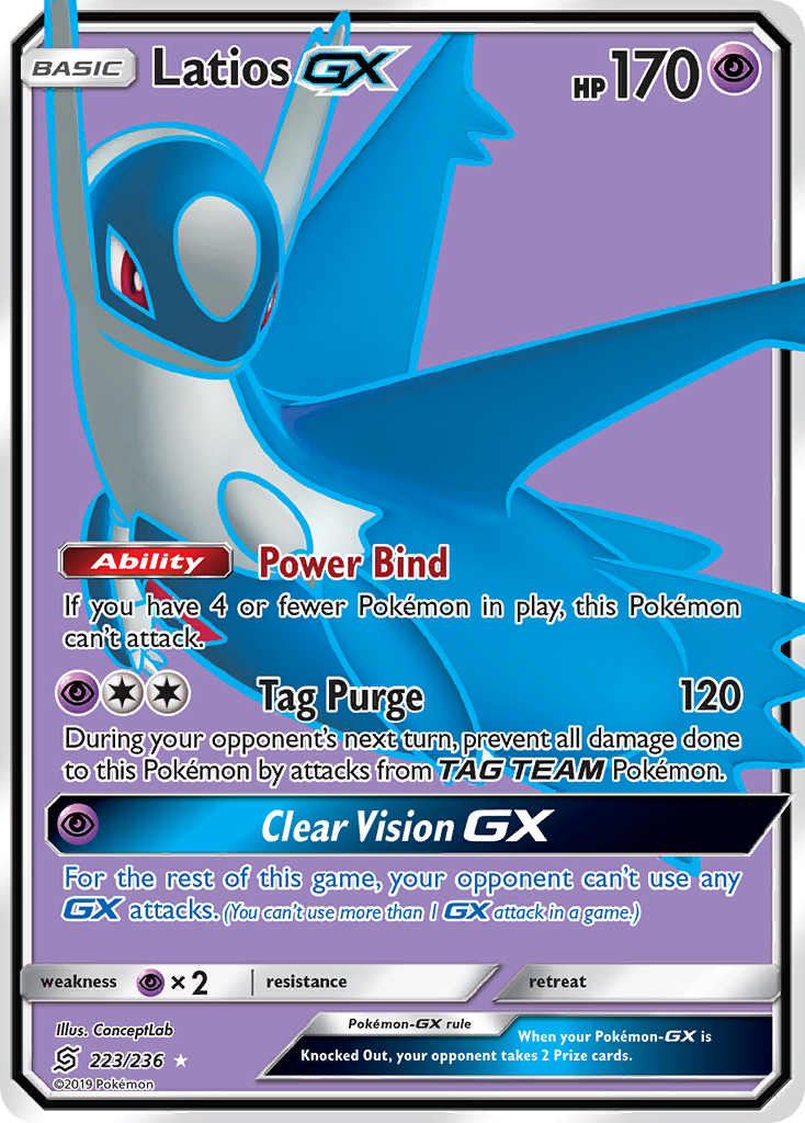 Latios GX (223/236) [Sun & Moon: Unified Minds] | North Valley Games