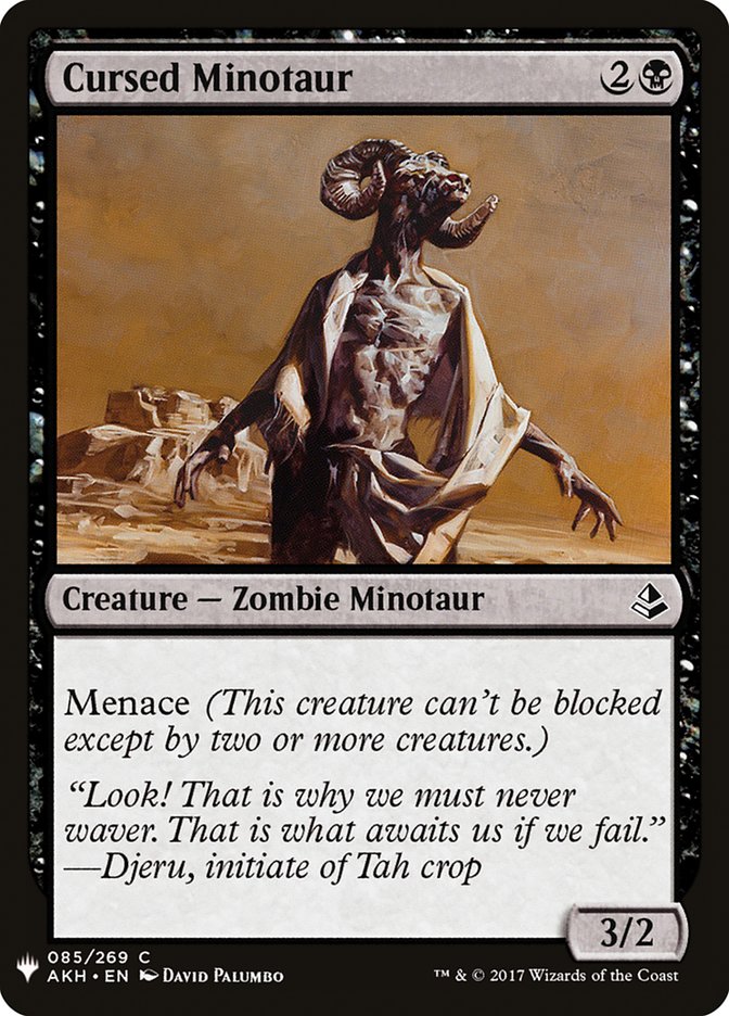 Cursed Minotaur [Mystery Booster] | North Valley Games