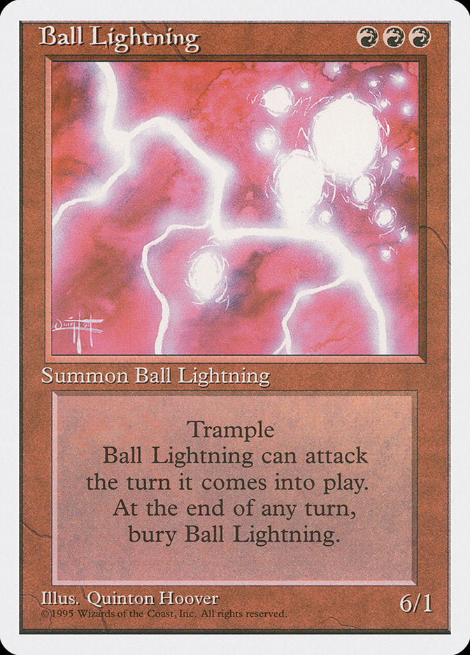Ball Lightning [Fourth Edition] | North Valley Games