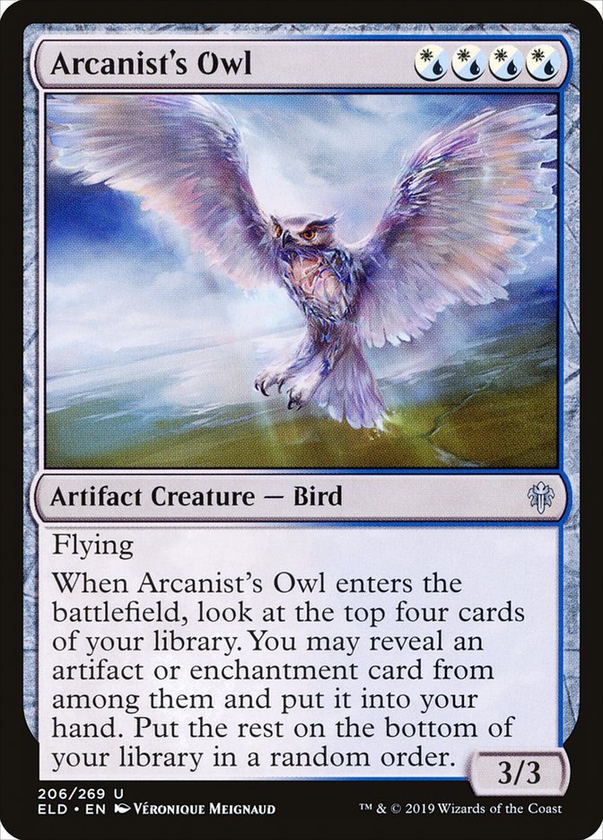 Arcanist's Owl [Throne of Eldraine] | North Valley Games