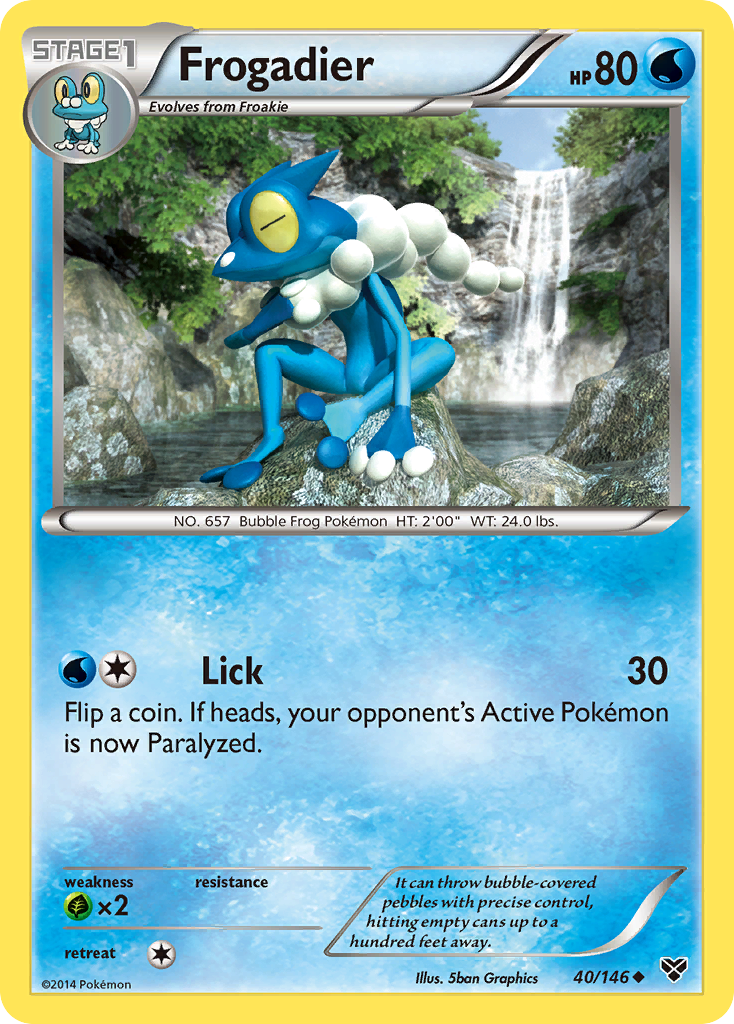 Frogadier (40/146) [XY: Base Set] | North Valley Games