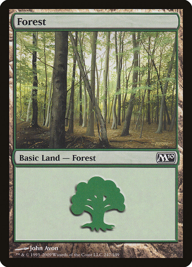 Forest (247) [Magic 2010] | North Valley Games