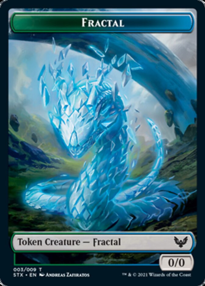 Copy // Fractal Double-Sided Token [Commander 2021 Tokens] | North Valley Games