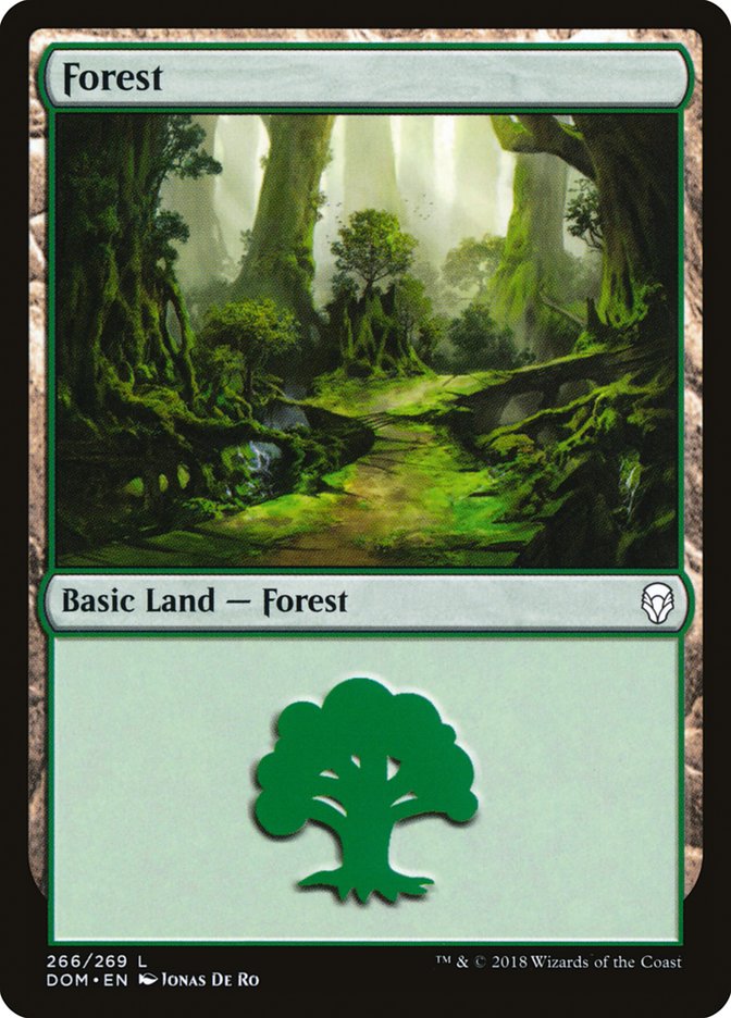 Forest (266) [Dominaria] | North Valley Games