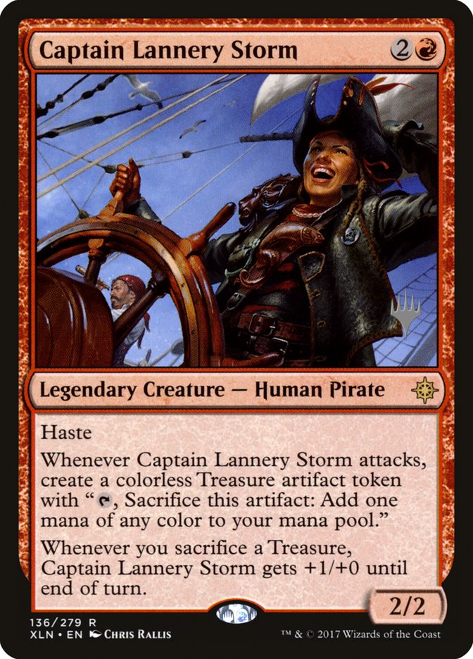 Captain Lannery Storm (Promo Pack) [Ixalan Promos] | North Valley Games