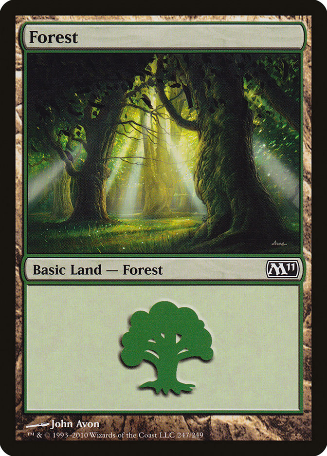 Forest (247) [Magic 2011] | North Valley Games
